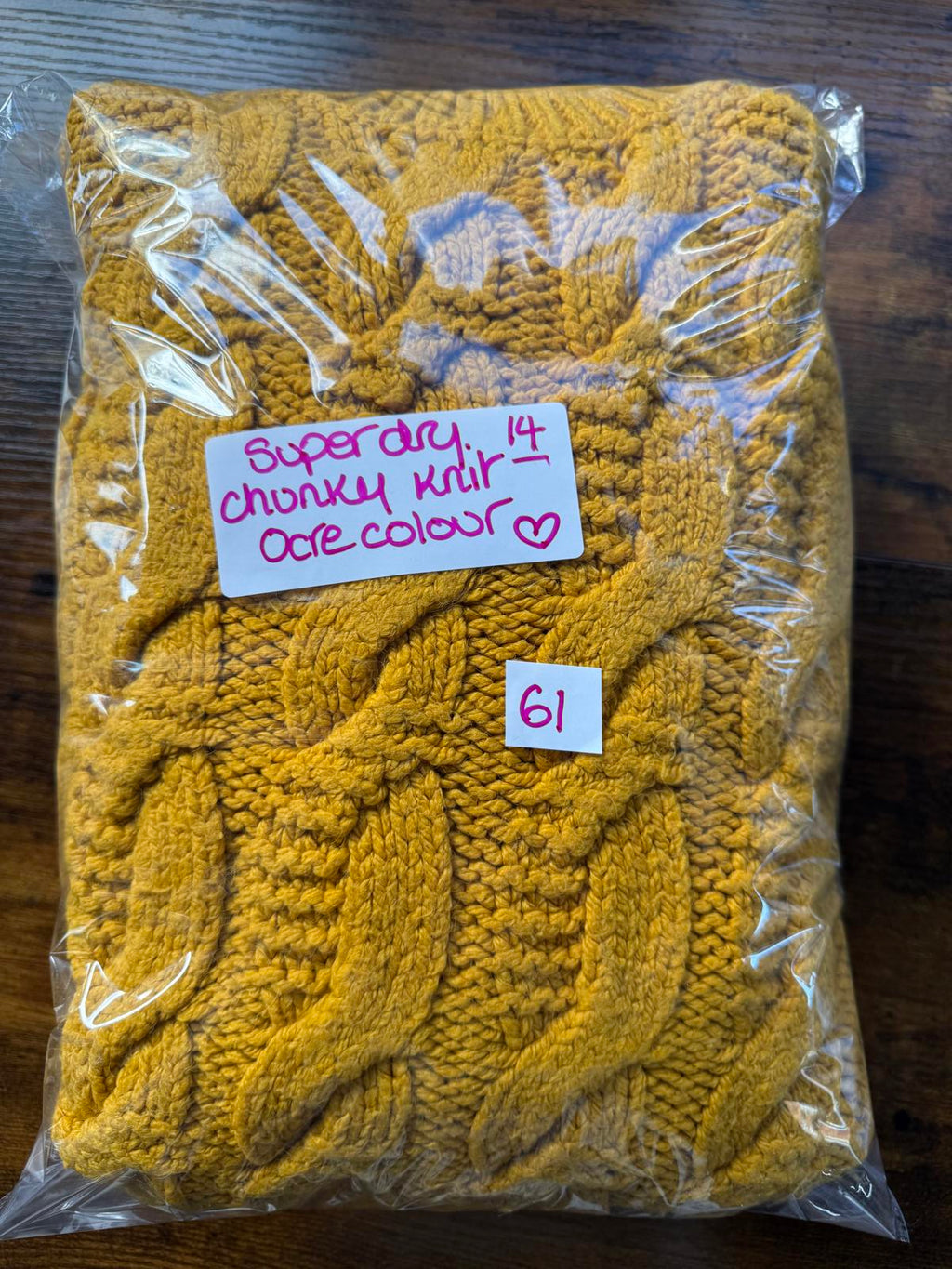 Superdry Rodeo Anniversary Tour Chunky Knit Jumper UK 14  Circa 2010 #61