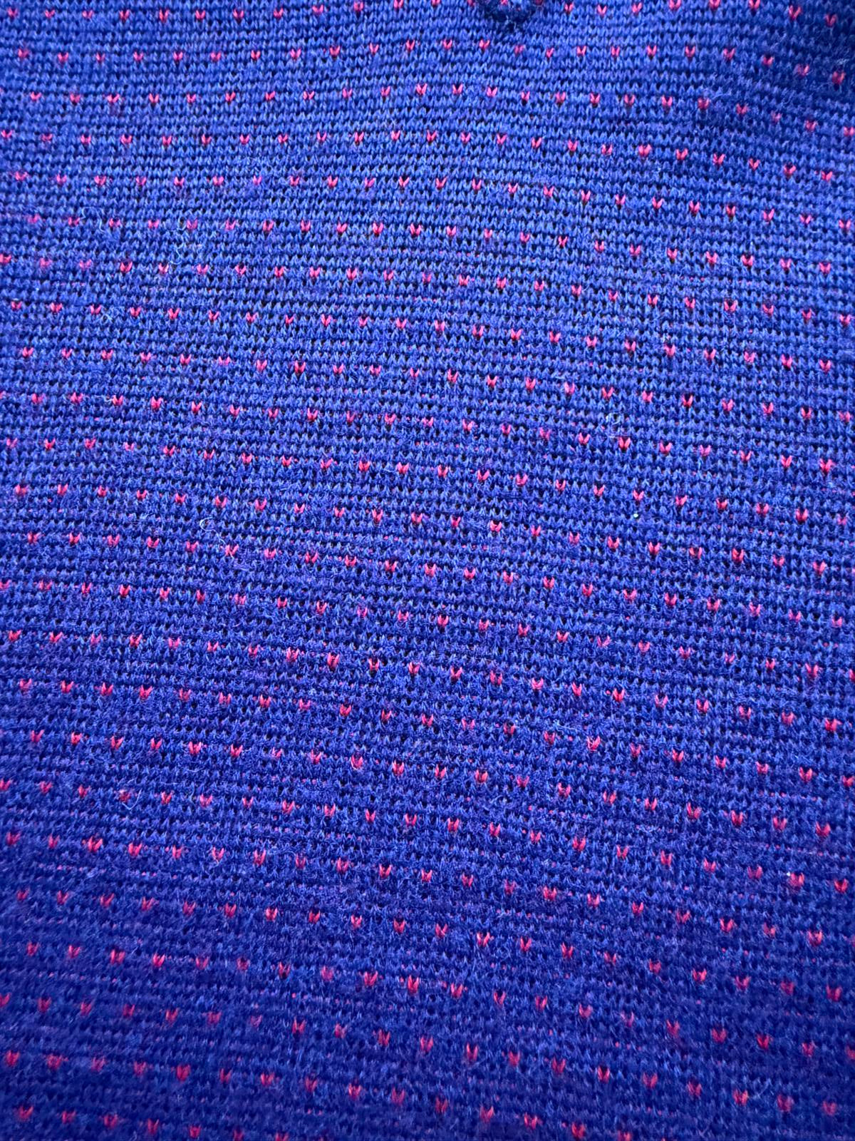 Vintage 1980s GISPA – Made in Italy – Navy/Red – Gold Button Detail #68