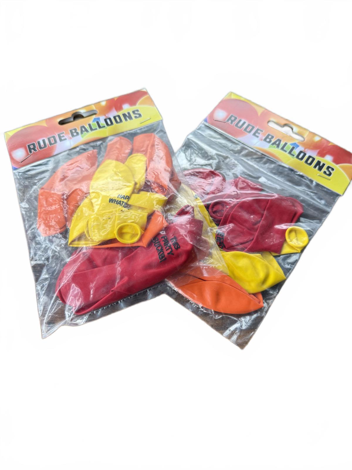 Rude Balloons Party Pack - Fun and Quirky