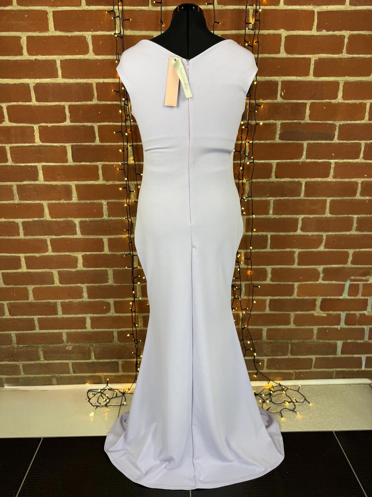 City Goddess London Lilac Maxi Dress UK 16 BNWT Elegant Wrap Gown sku 107