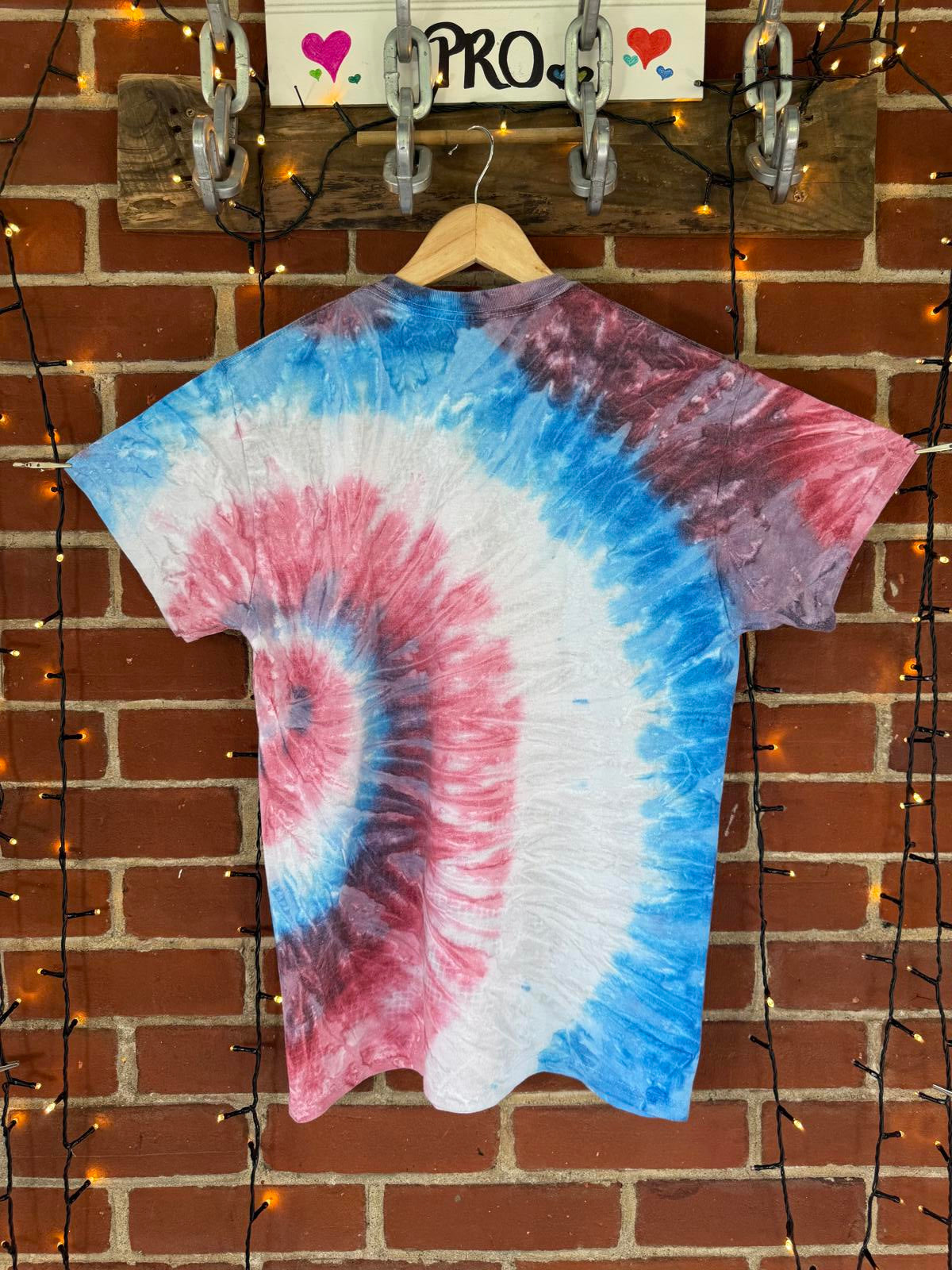 Vintage St. Augustine Tie-Dye T-Shirt - Good Vibes - Mens M