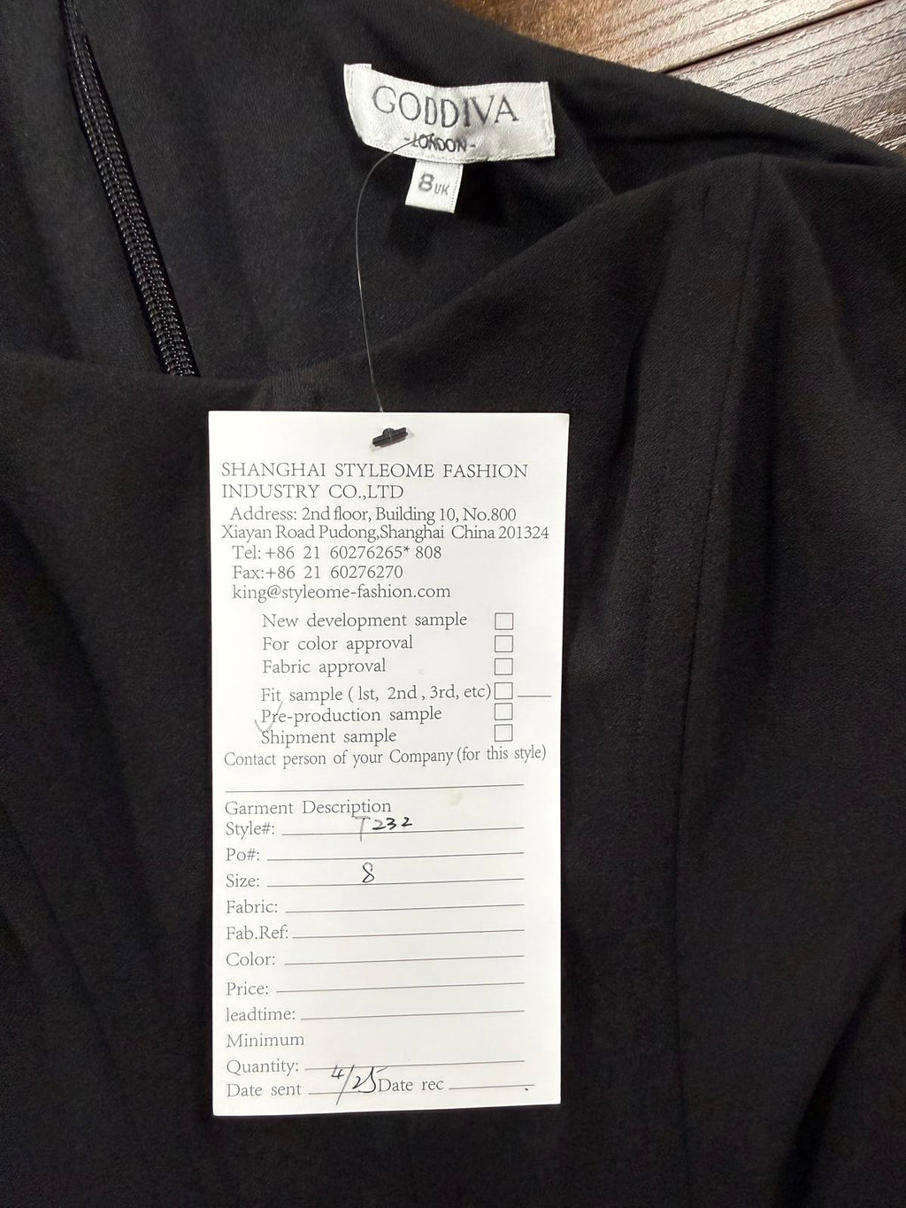 Goddiva London Black One Shoulder Lace Corset Top UK 8–10 Sample sku442