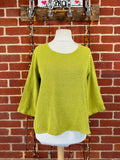 MASAI Lime Textured Oversized Cotton Blend Top UK 14–18 Relaxed Fit  sku461