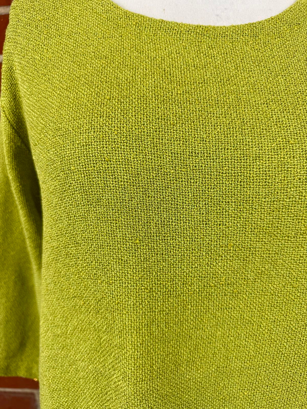 MASAI Lime Textured Oversized Cotton Blend Top UK 14–18 Relaxed Fit  sku461