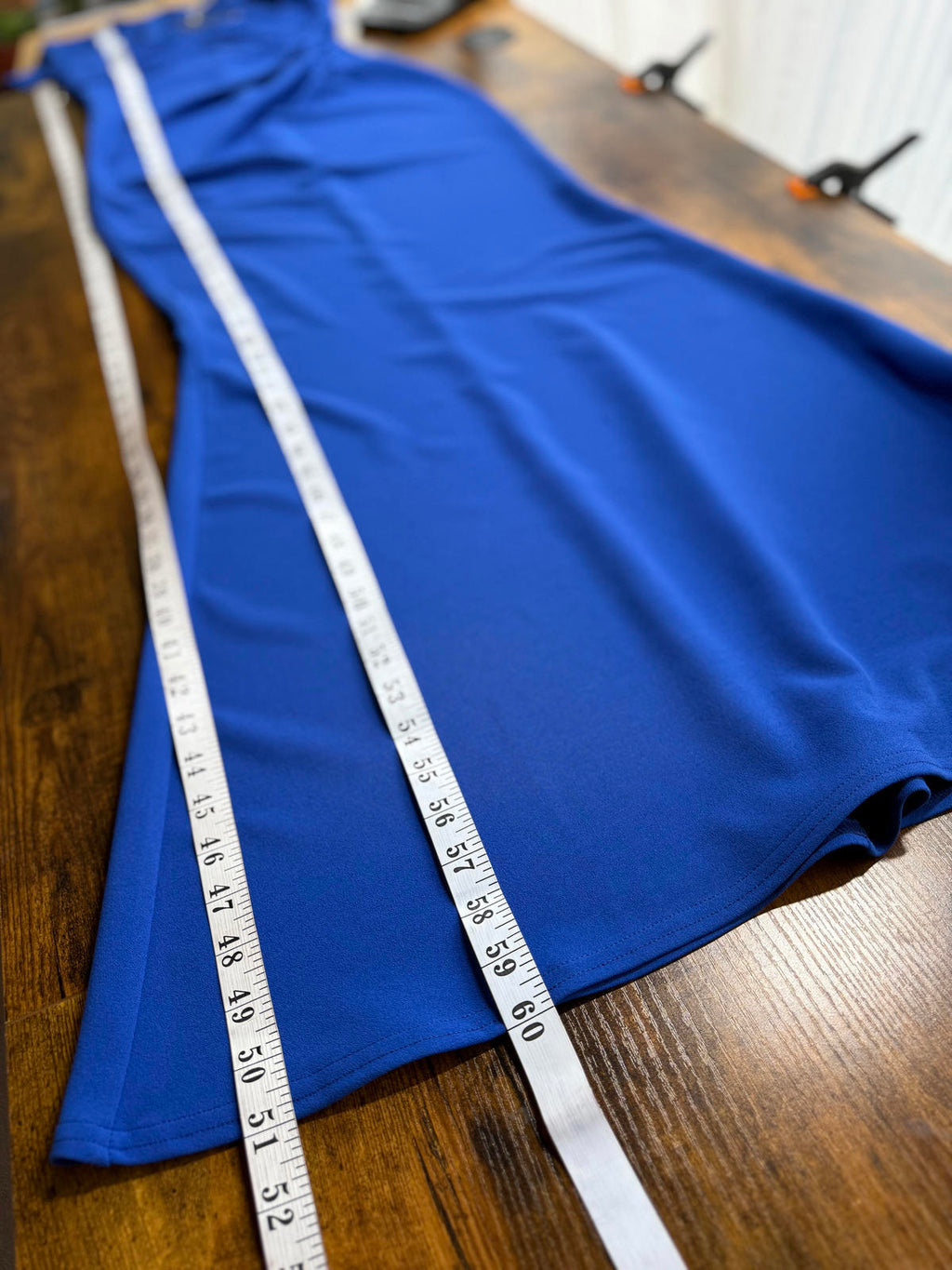 Goddiva Cobalt Blue Maxi Dress BNWT Fitted Mermaid UK 8-10 Approx US 4-6 sku372