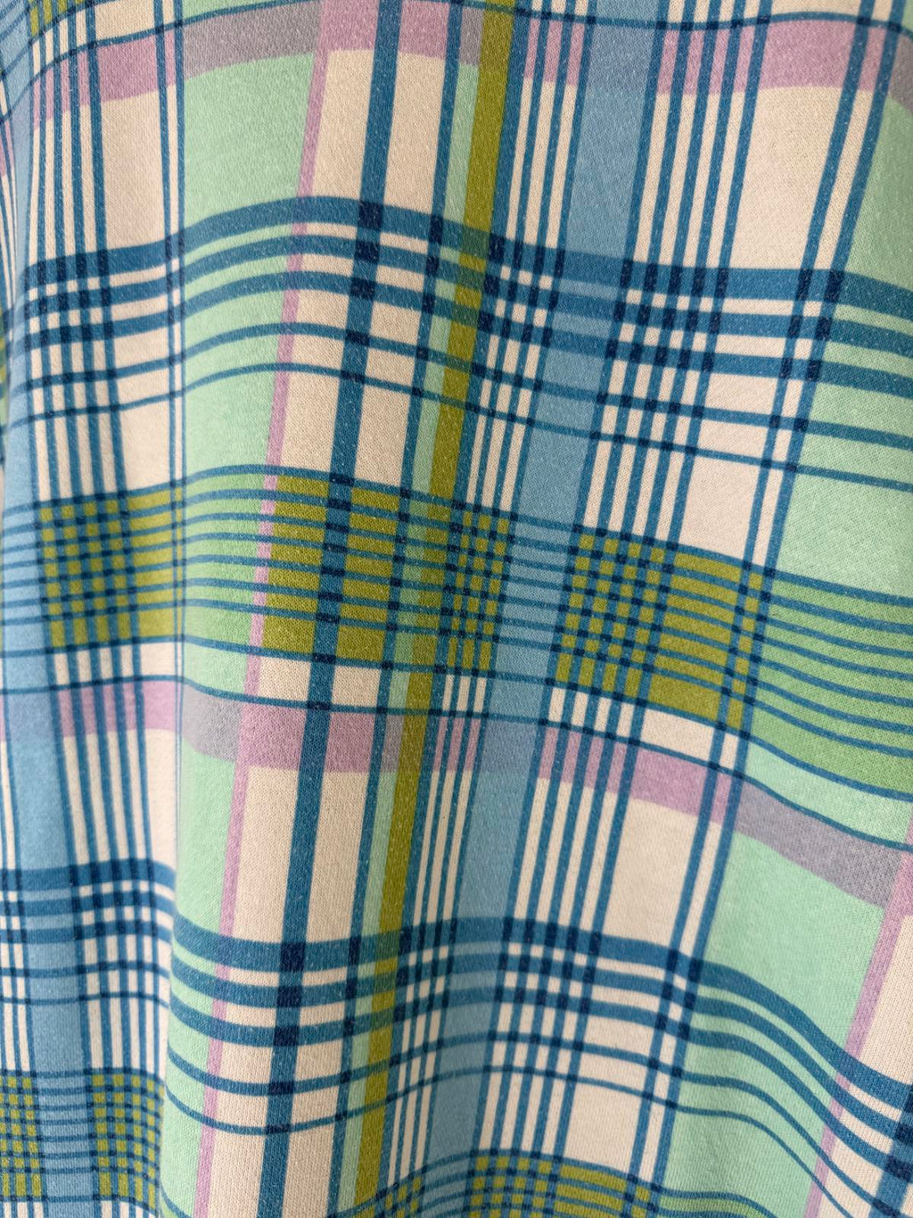 Blair Pastel Check Sweater UK 12–14 Soft Cotton Blend Jumper sku45