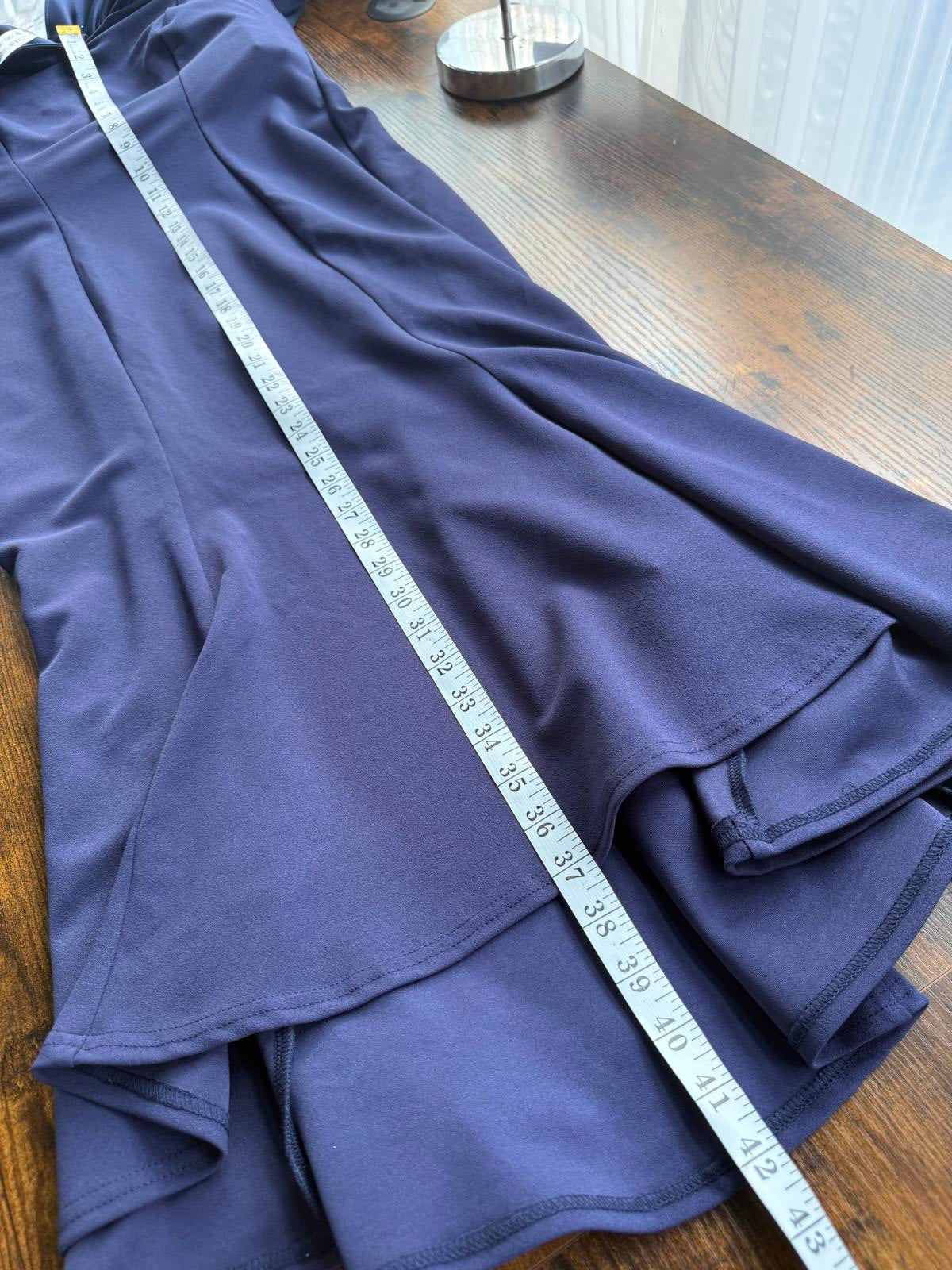 Blue Off-Shoulder Midi Dress BNWT UK 14 (Also available in size 10)   sku232