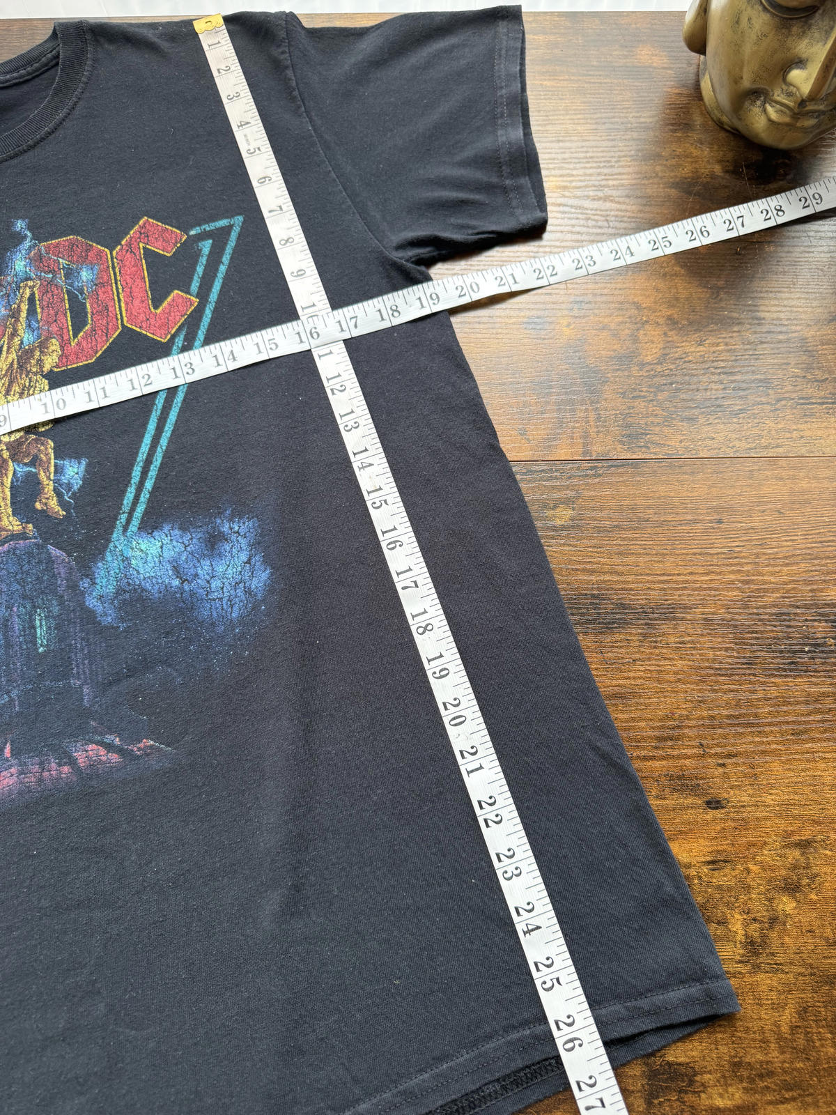 AC/DC Lightning Bolt Graphic Band T-Shirt Small UK 8–10 US S Black