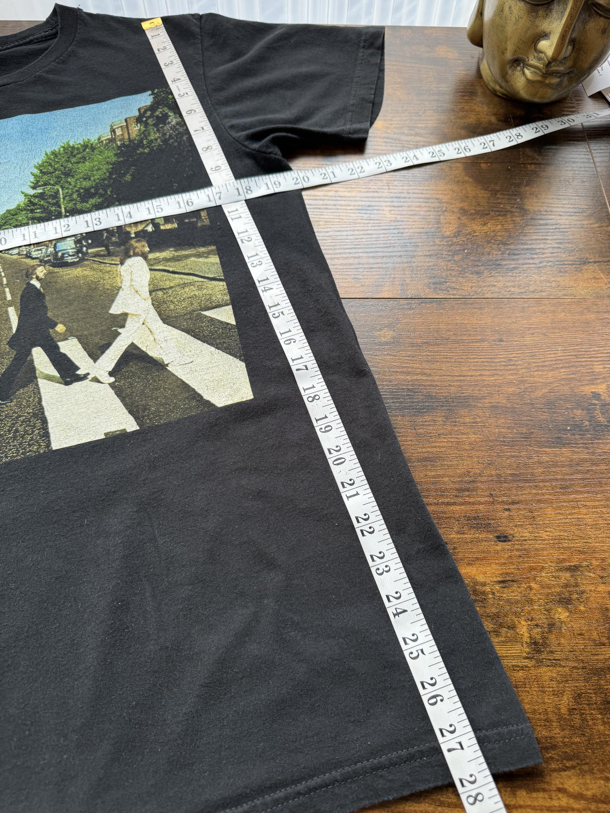 The Beatles Abbey Road Graphic T-Shirt Large UK 12–14 US L Black