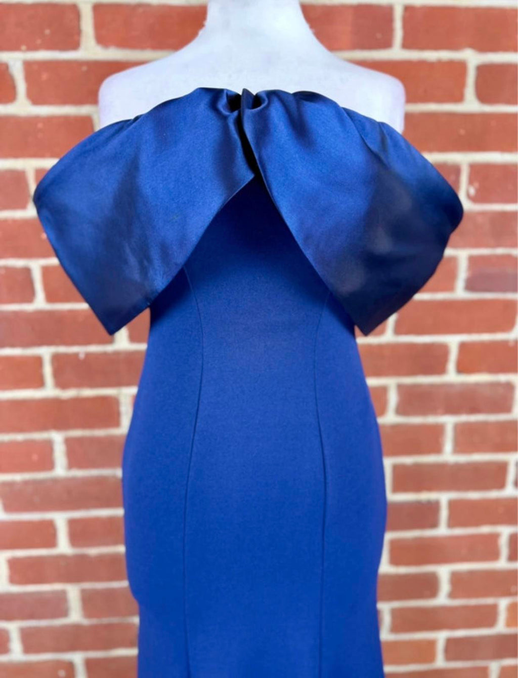 Blue Off-Shoulder Midi Dress BNWT UK 10 (Also UK 14 Available)    sku.262