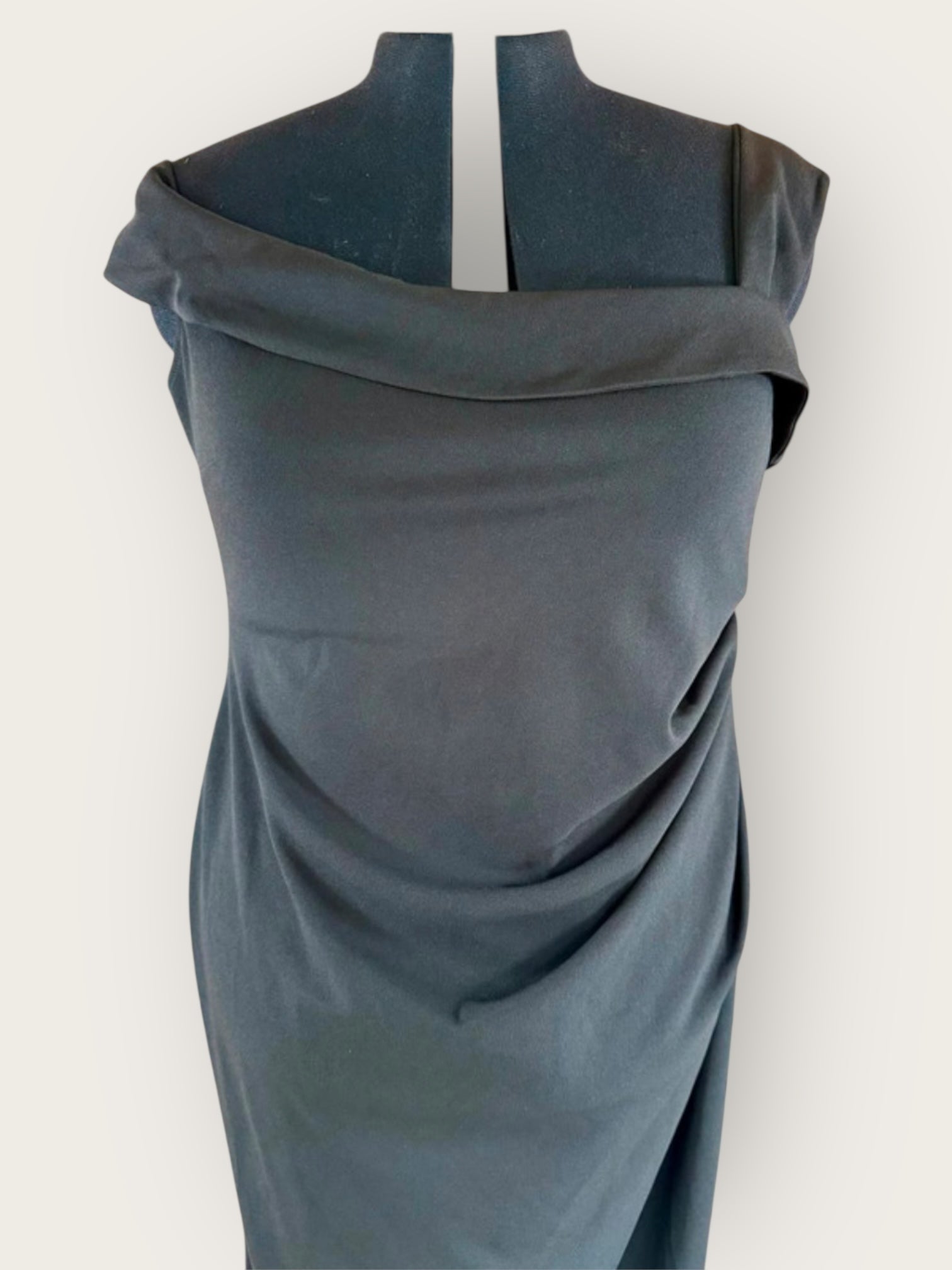 Goddiva Plus DR2594P Black Off Shoulder Maxi Dress – UK 22                 40