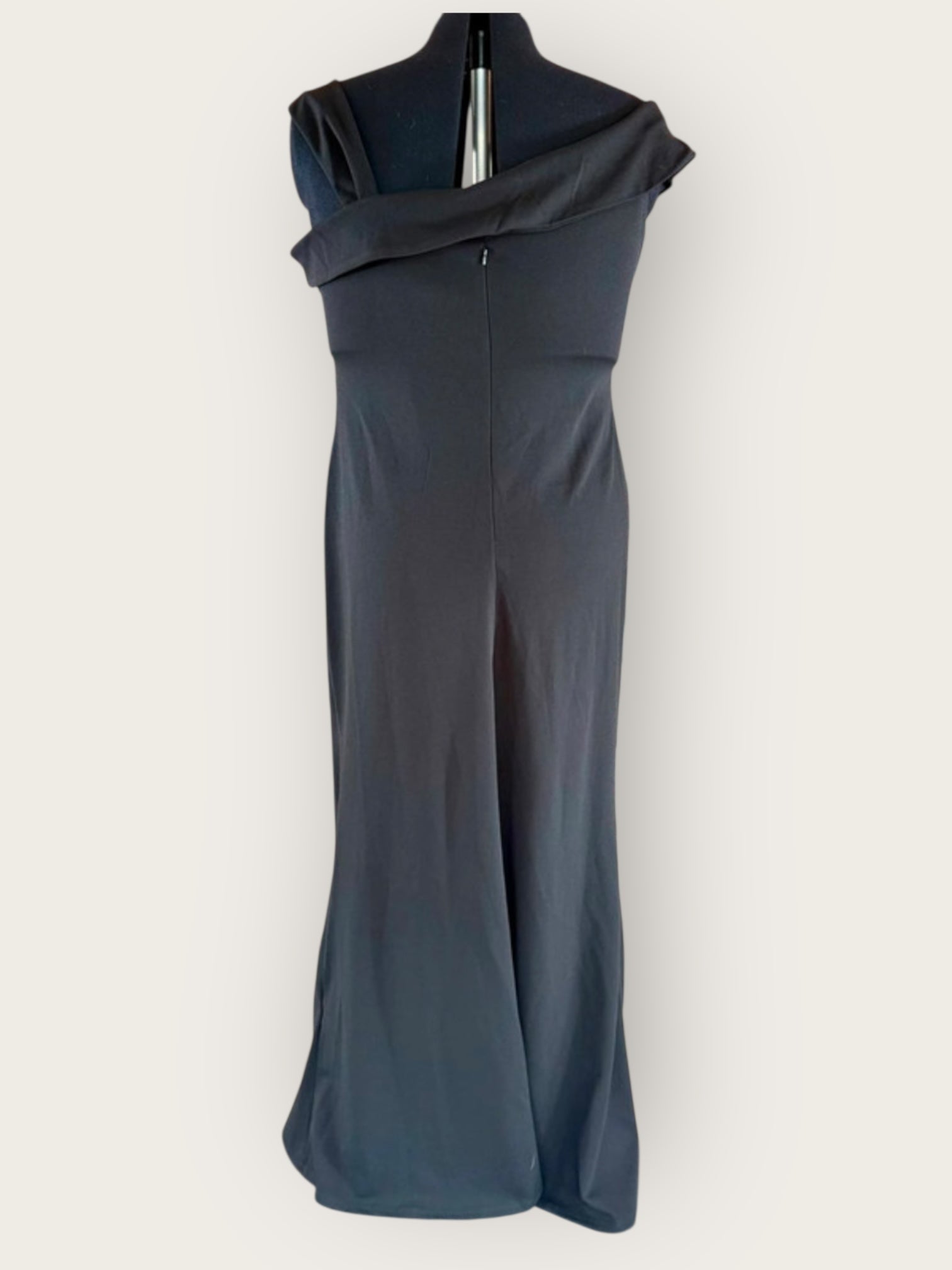 Goddiva Plus DR2594P Black Off Shoulder Maxi Dress – UK 22                 40