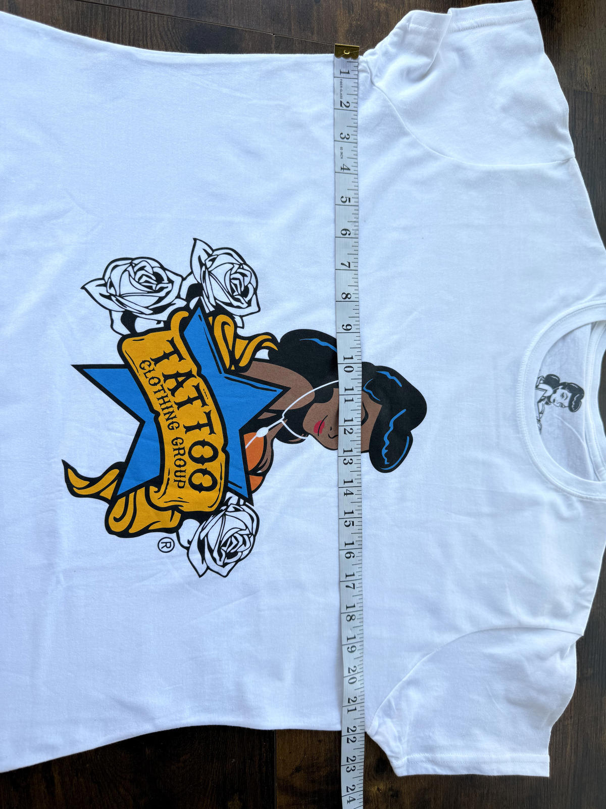 Vintage Style Tattoo Graphic Tee - Size XXL