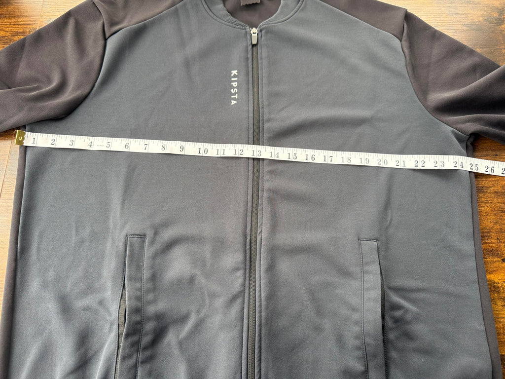 Kipsta Training Jacket T100 Black Men’s 2XL Full Zip Track Top Sportswear SS19