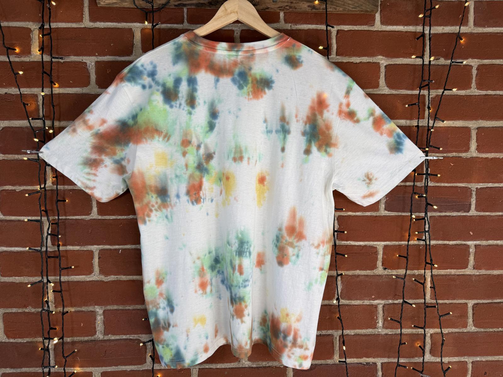 Tie-Dye Short Sleeve T-Shirt for Men - Size XL