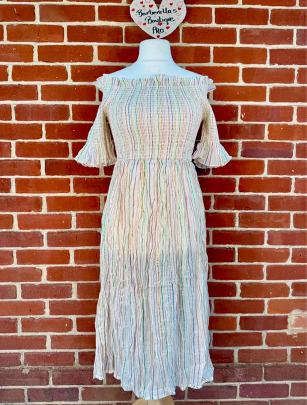 Festival-Ready Rainbow Dress – Fits UK 10–14