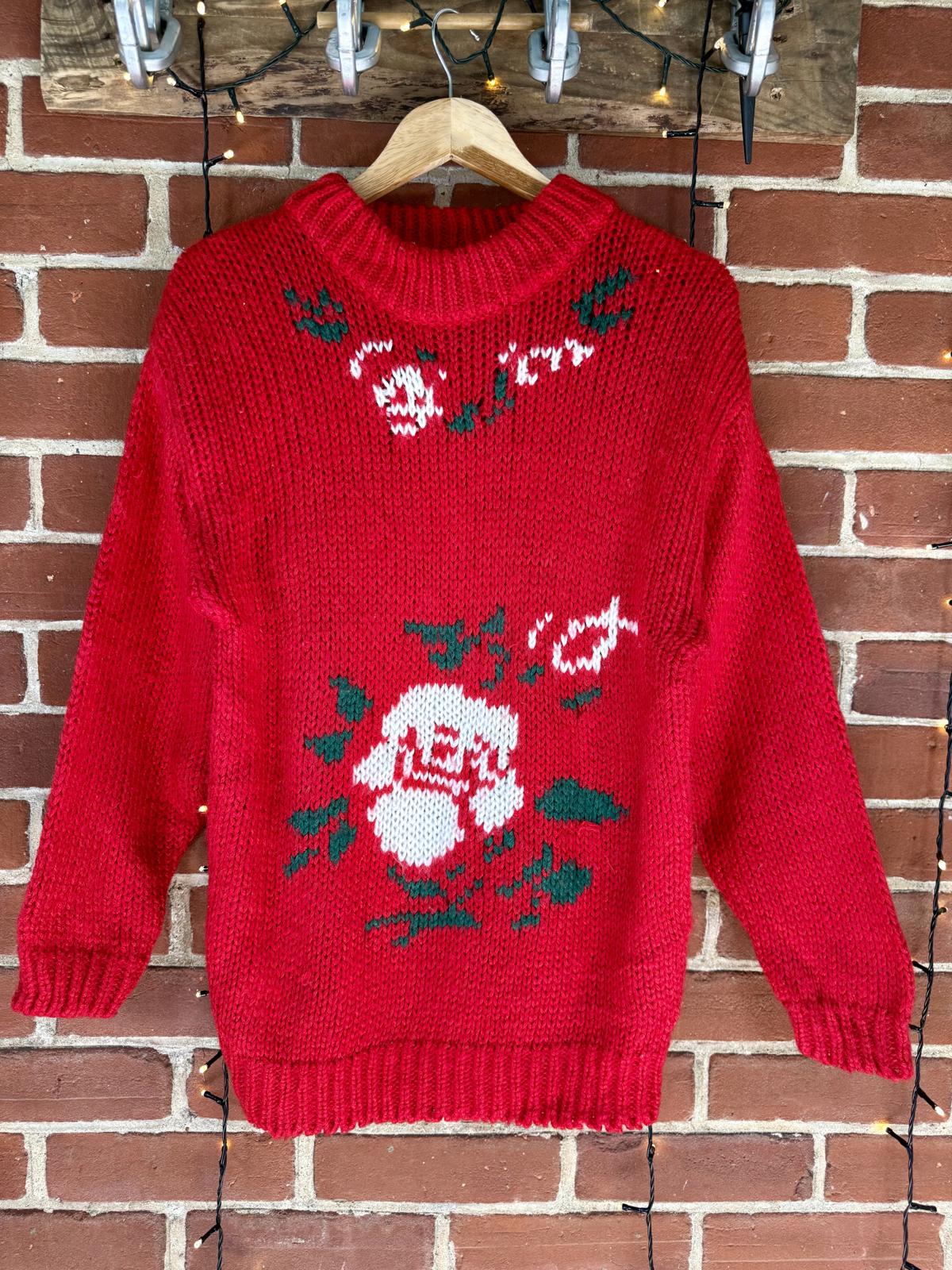 80s/90s Vintage Partners by Mervyn’s Christmas Sweater (Made in Korea)