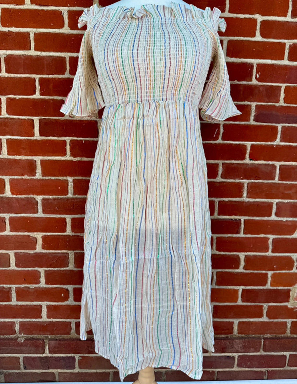 No-Iron Crinkle Beach Cover-Up – Lightweight & Effortlessly Chic! Size 12-14