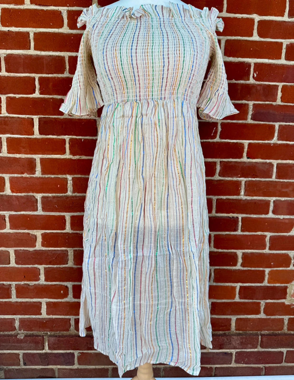 No-Iron Crinkle Beach Cover-Up – Lightweight & Effortlessly Chic! Size 12-14