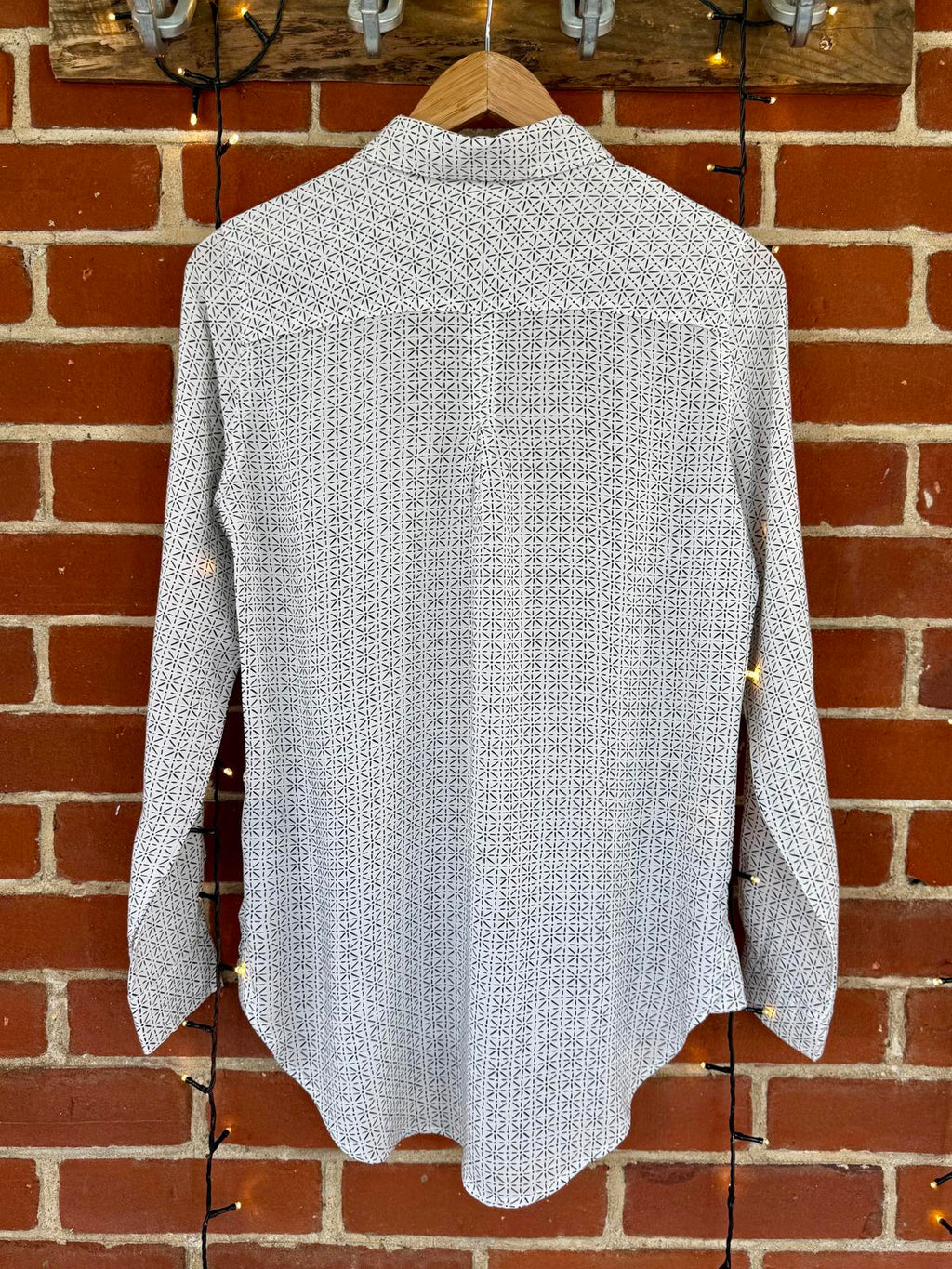 🖤 Max Jeans Monochrome Print Blouse – Size S 🖤