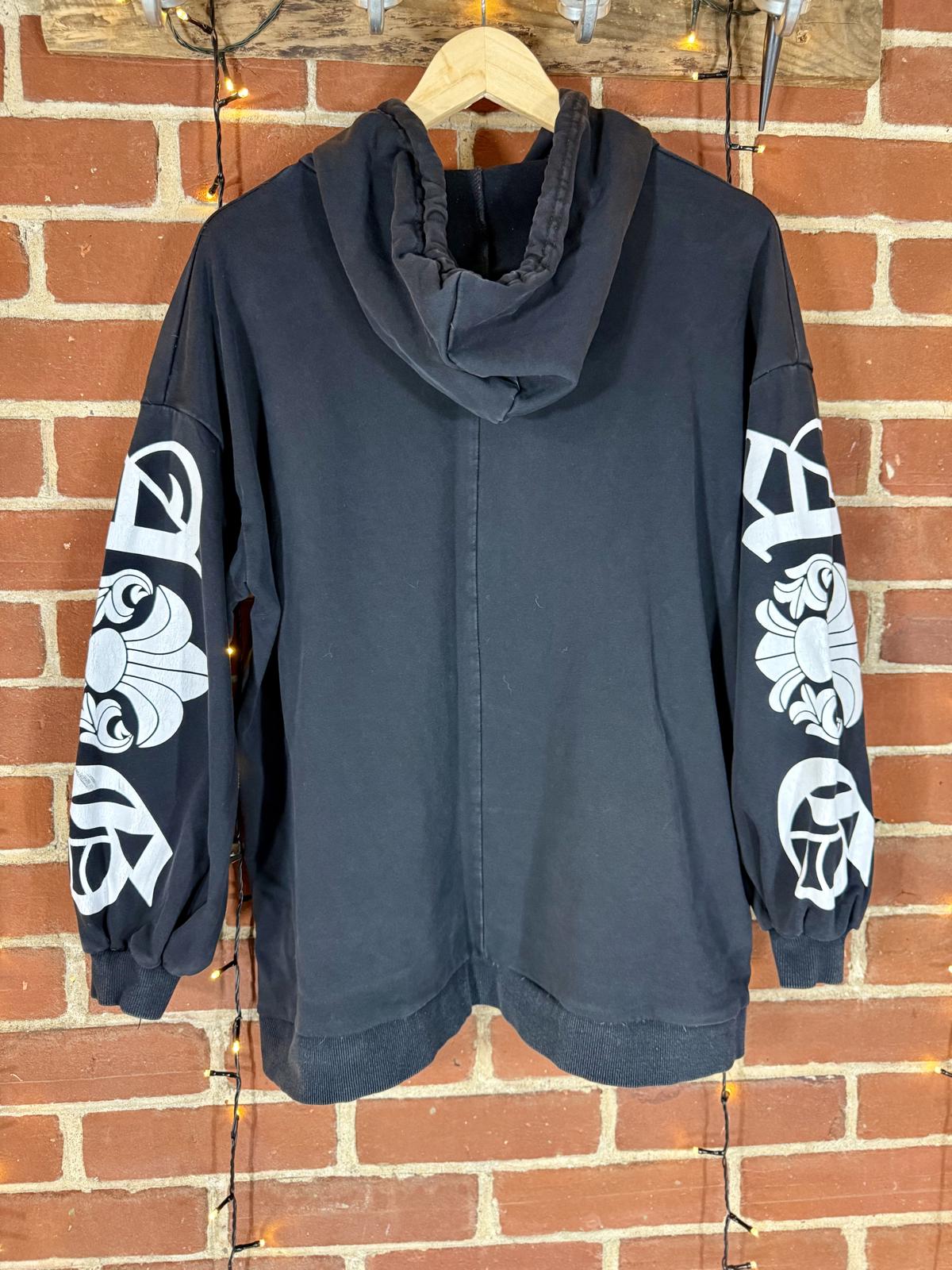 🦅 May by Standing Star “Rock Eagle” Sequin Hoodie – Black – Size 14-16