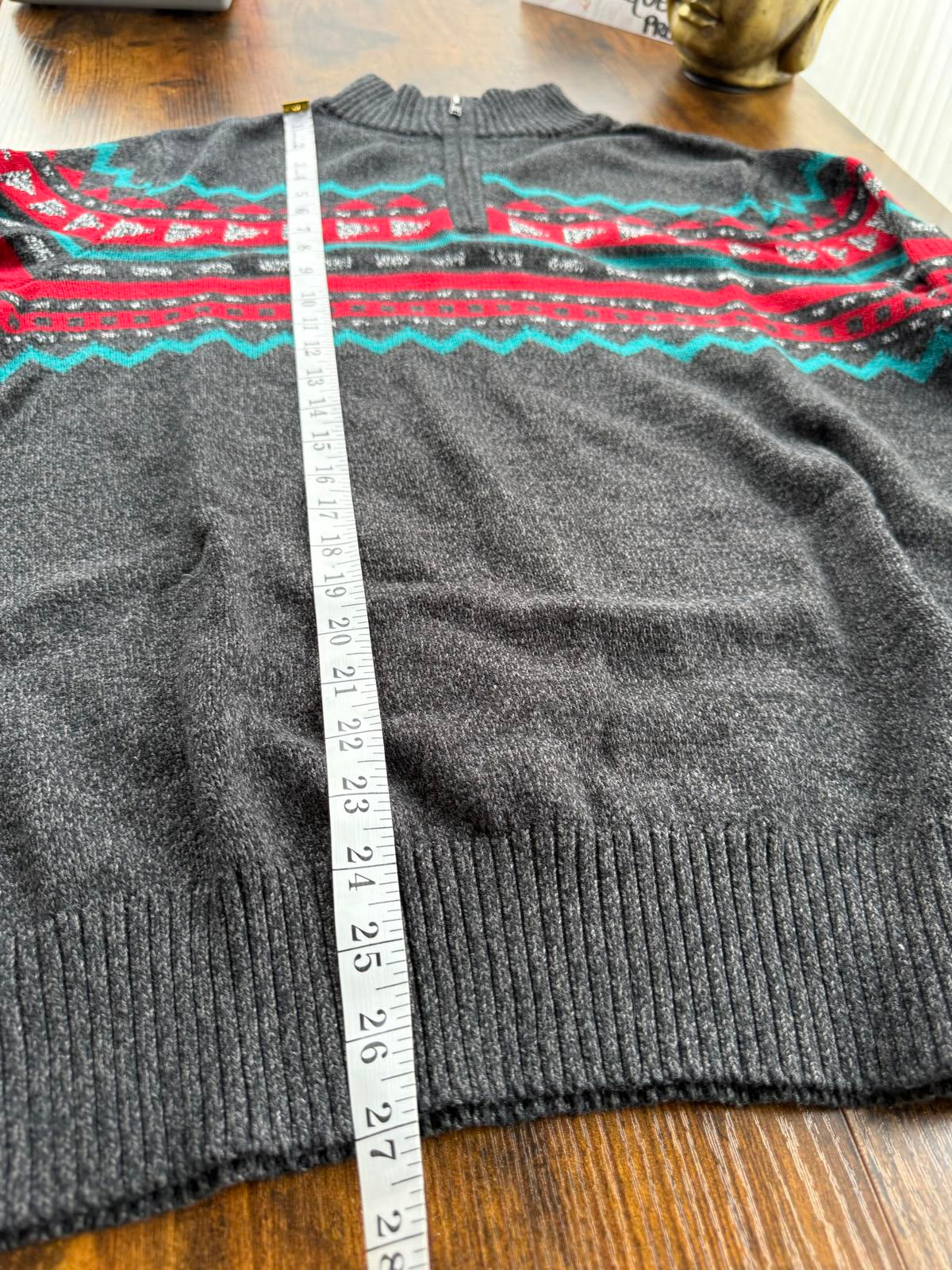 Vintage 90s Knit Pullover Sweater - Half Zip NUM37