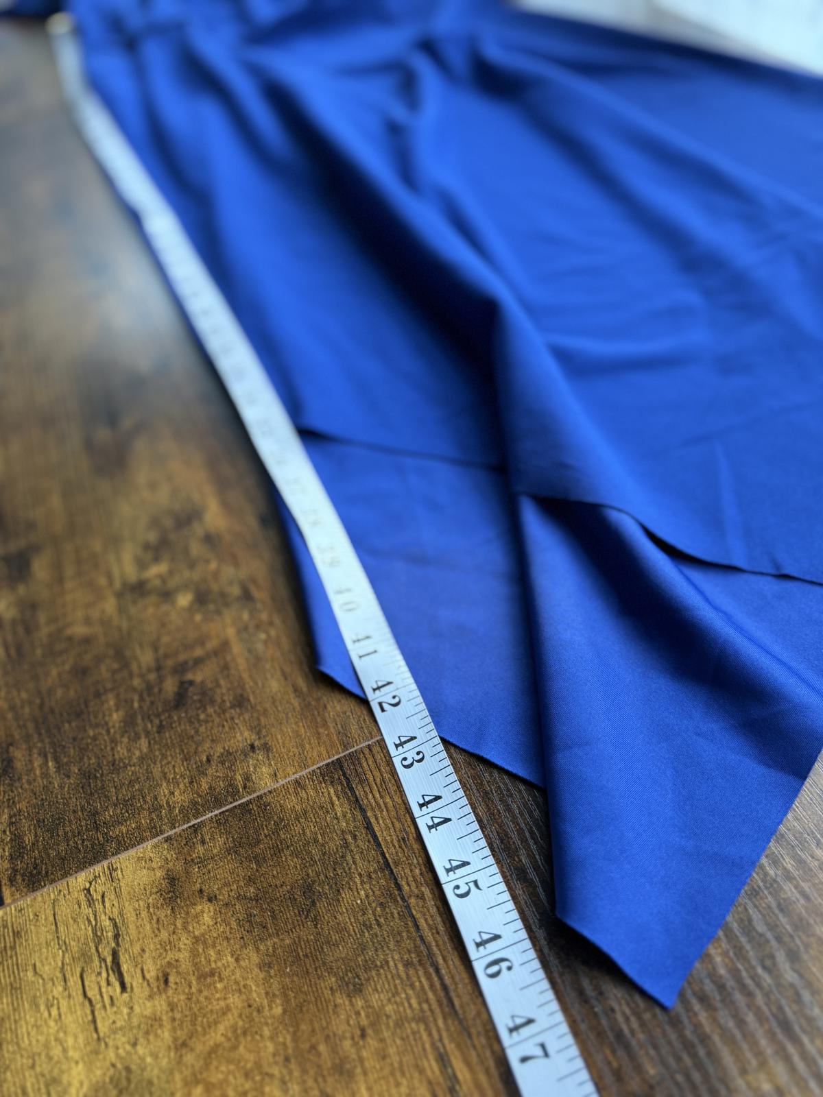 💙 Goddiva Plus Royal Blue Asymmetrical Midi Dress – UK 24 – BNWT - 125