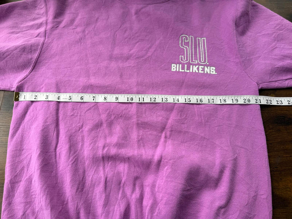 Champion Eco Authentic SLU Billikens Purple Sweatshirt – Size 14-16      NUM49