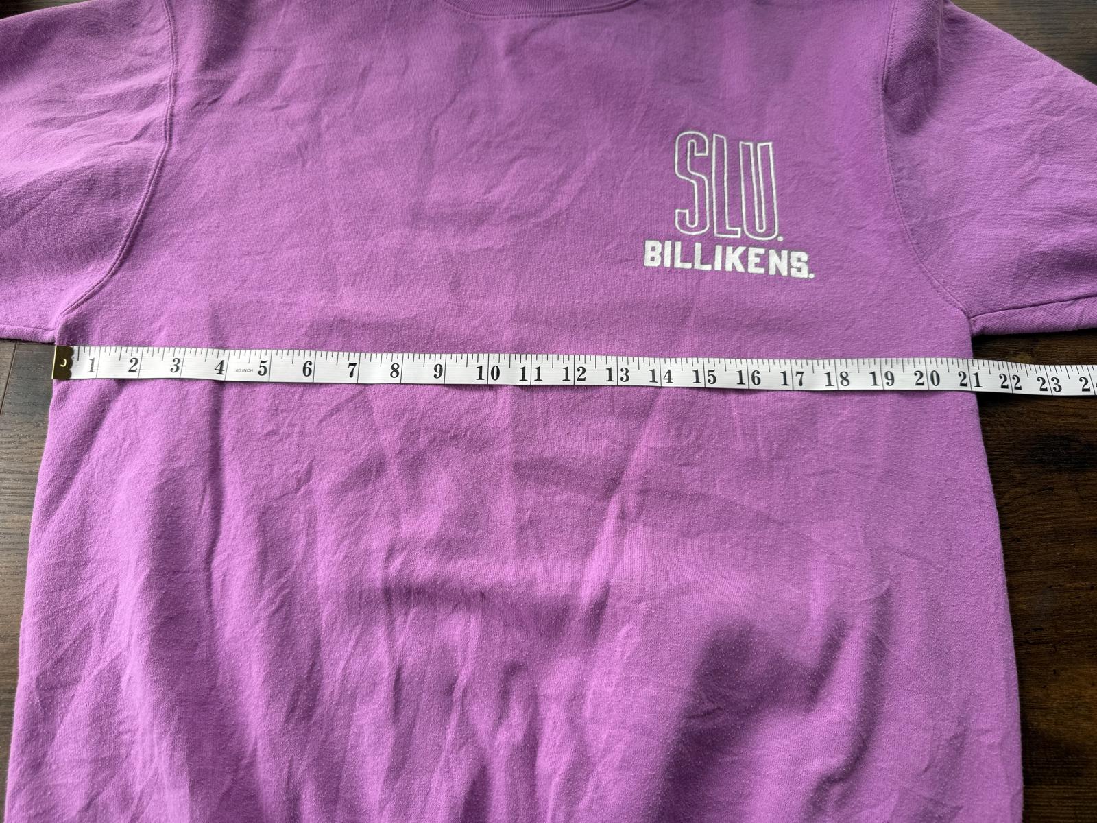Champion Eco Authentic SLU Billikens Purple Sweatshirt – Size 14-16      NUM49