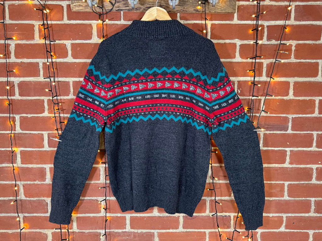 Vintage 90s Knit Pullover Sweater - Half Zip NUM37