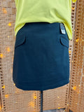 F&F Black Textured Mini Skirt UK 16 BNWT Smart Work Office