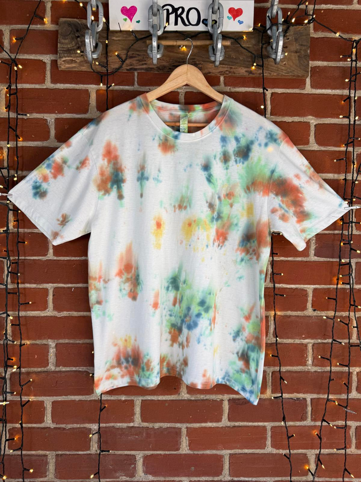 Tie-Dye Short Sleeve T-Shirt for Men - Size XL