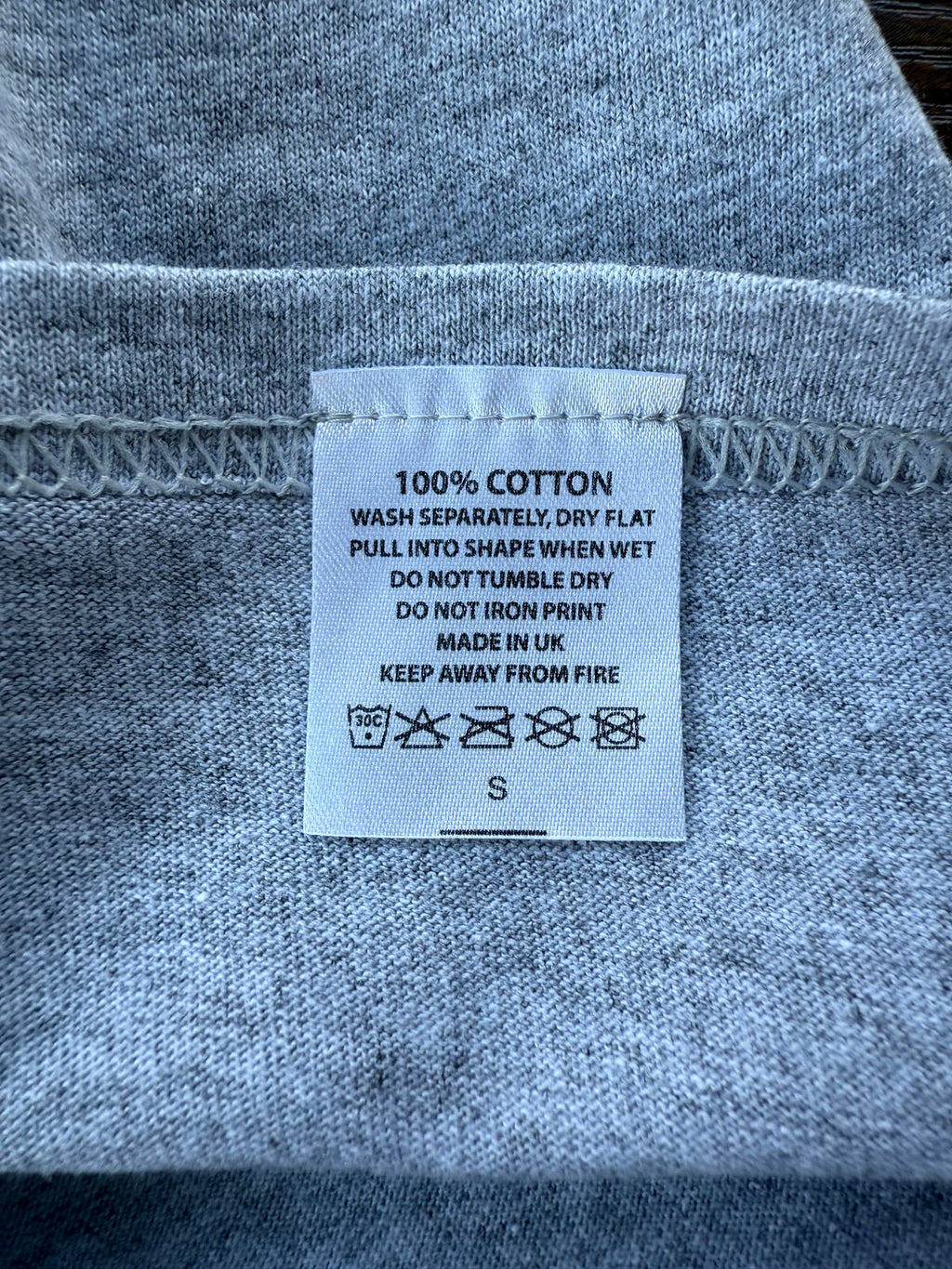 Vintage Tattoo Graphic T-Shirt - Grey - Mens  Small - Womans 12