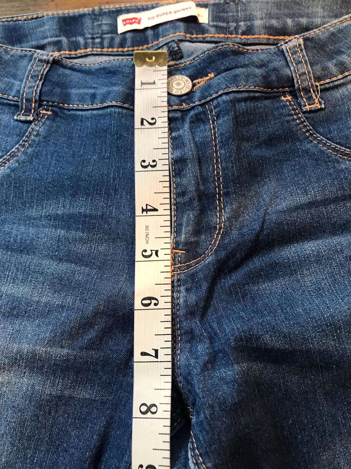 Levi’s 710 Super Skinny Jeans – Blue Denim Uk 8