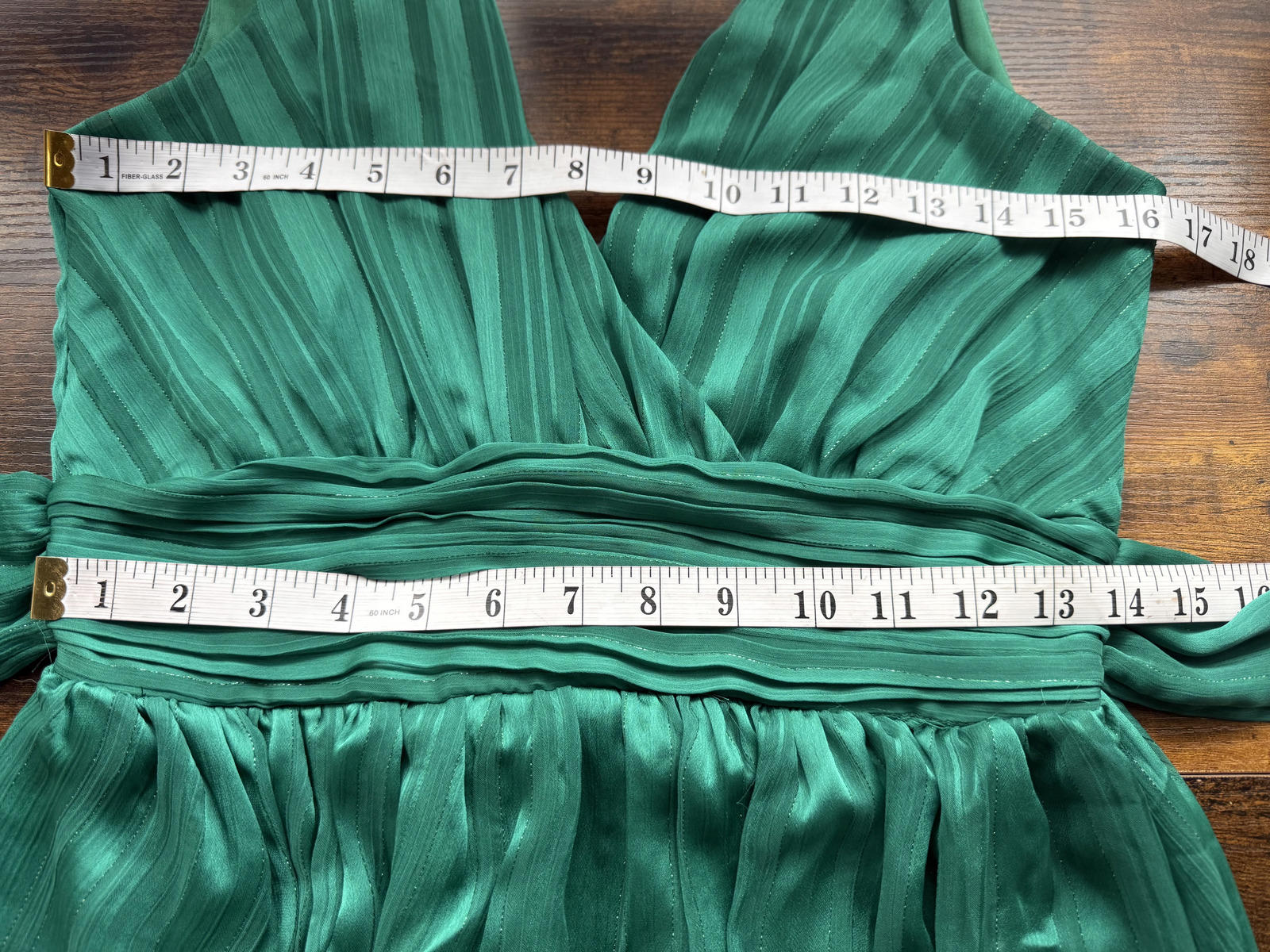 Goddiva London Emerald Green Tiered Maxi Dress Size 8 BNWT #209