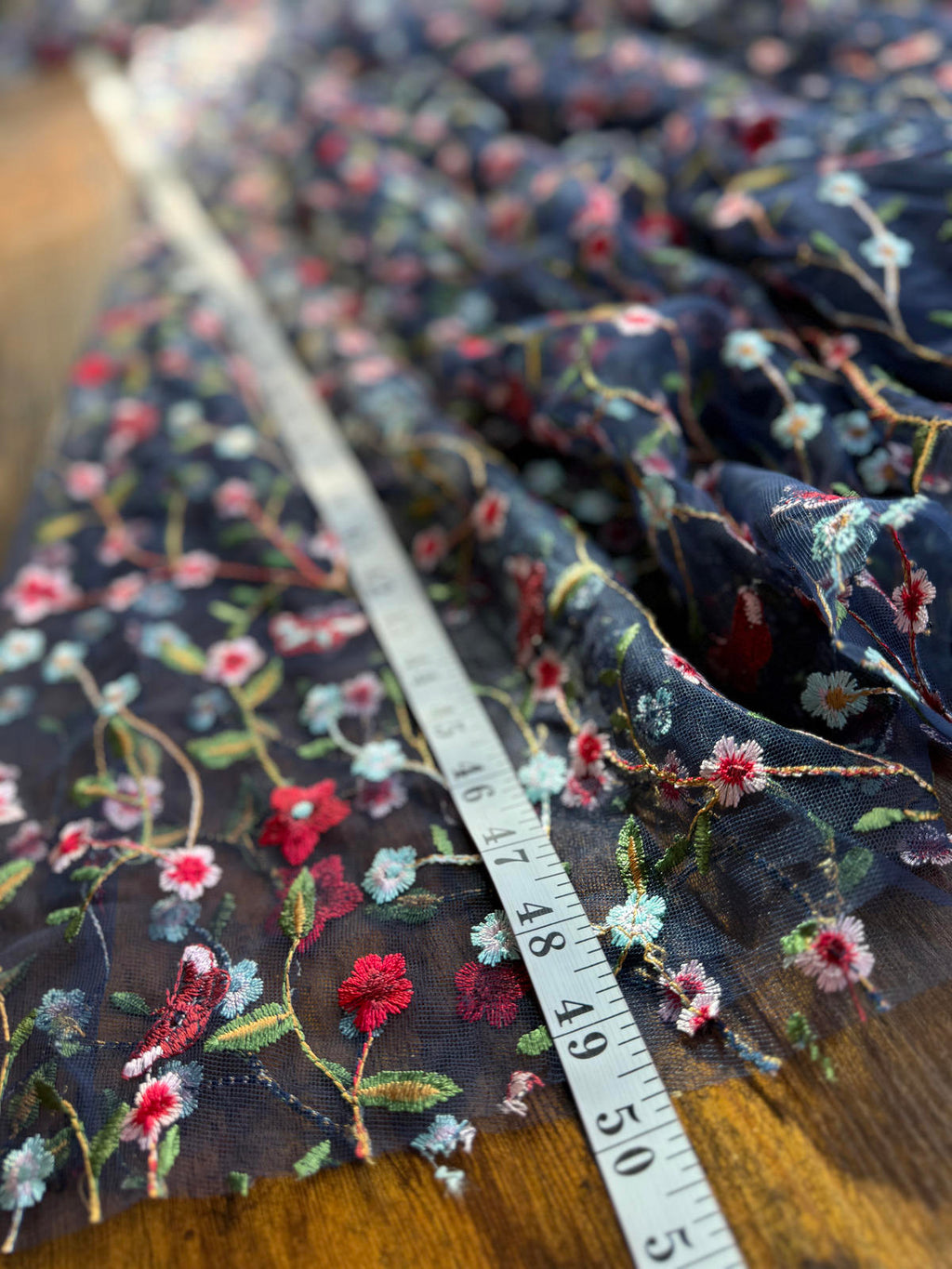 Goddiva DR3798 Navy Floral Embroidered Maxi Dress – UK 8  BNWT            90