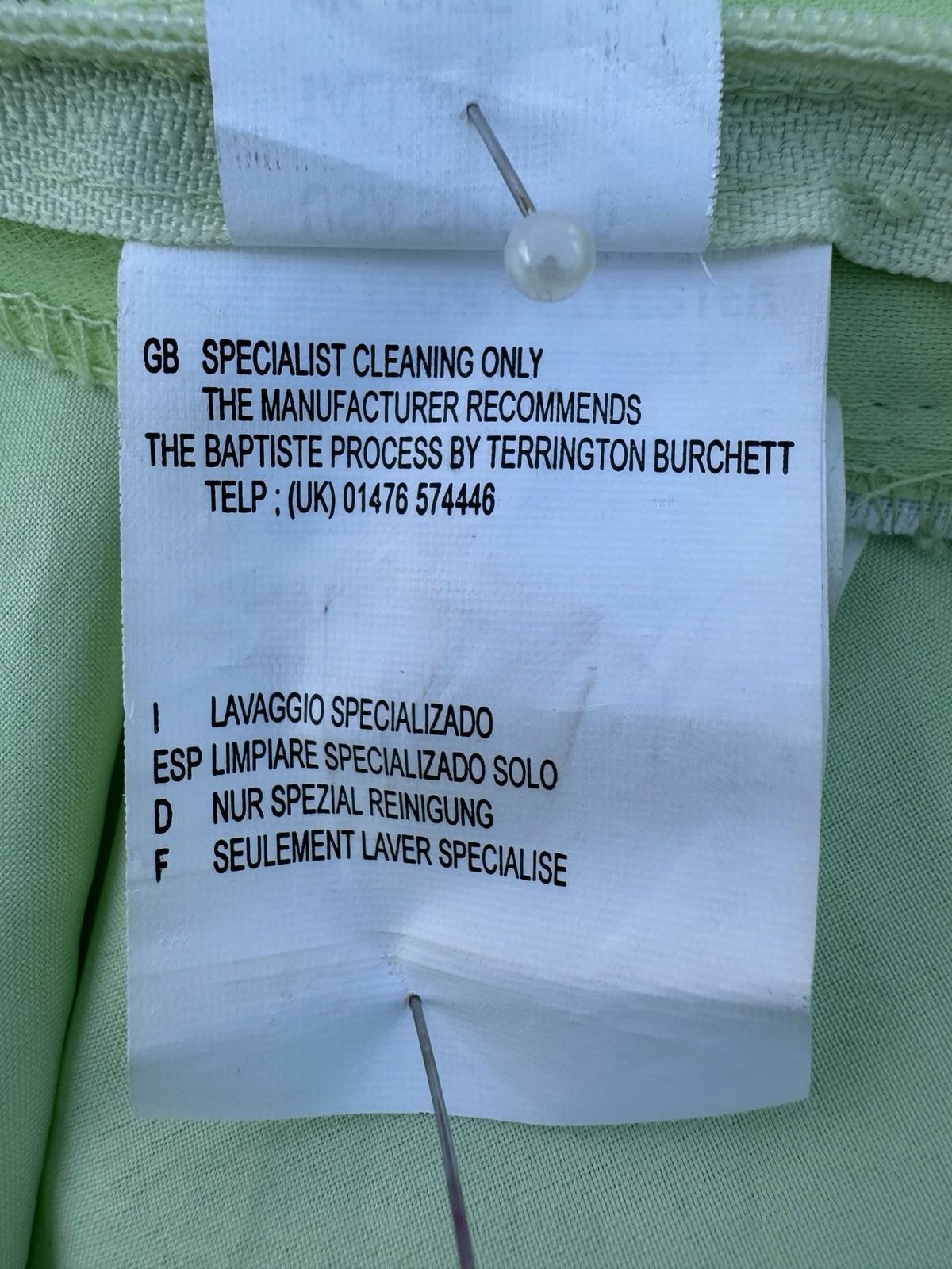 💚 Mori Lee by Madeline Gardner Embellished Lime Green Ball Gown – UK 2