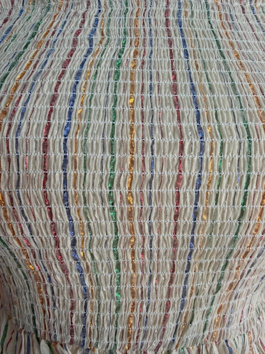 BNWT Anmol Lurex Stripe Boho Midi Dress UK10-14 Festival /Coverup