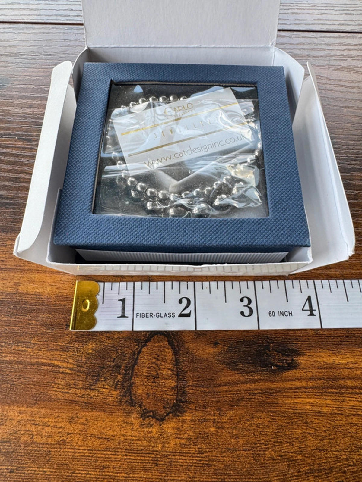 Carlo Gioielliere Silver Bead Bracelet & Earrings Gift Set – NEW