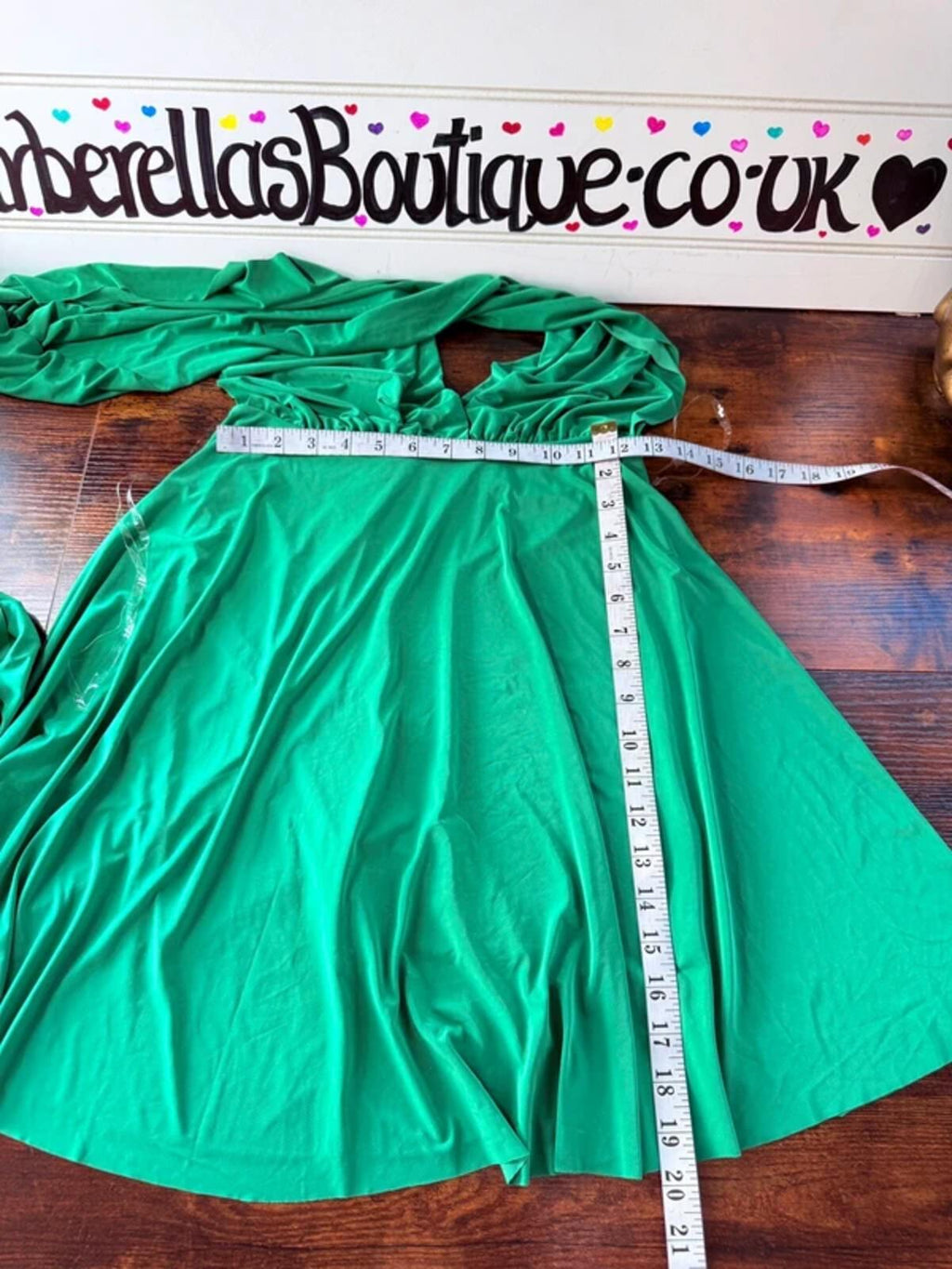 City Goddess Emerald Multiway Dress UK 8 Wrap Party Occasion