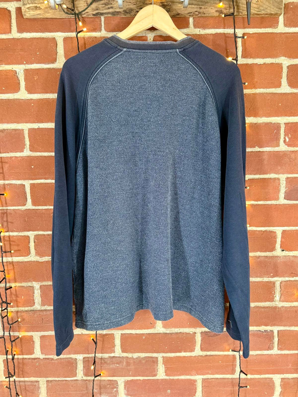 Red Herring Grey Navy Sweatshirt Fleece Casual Jumper XL GUC Cotton Mix 66