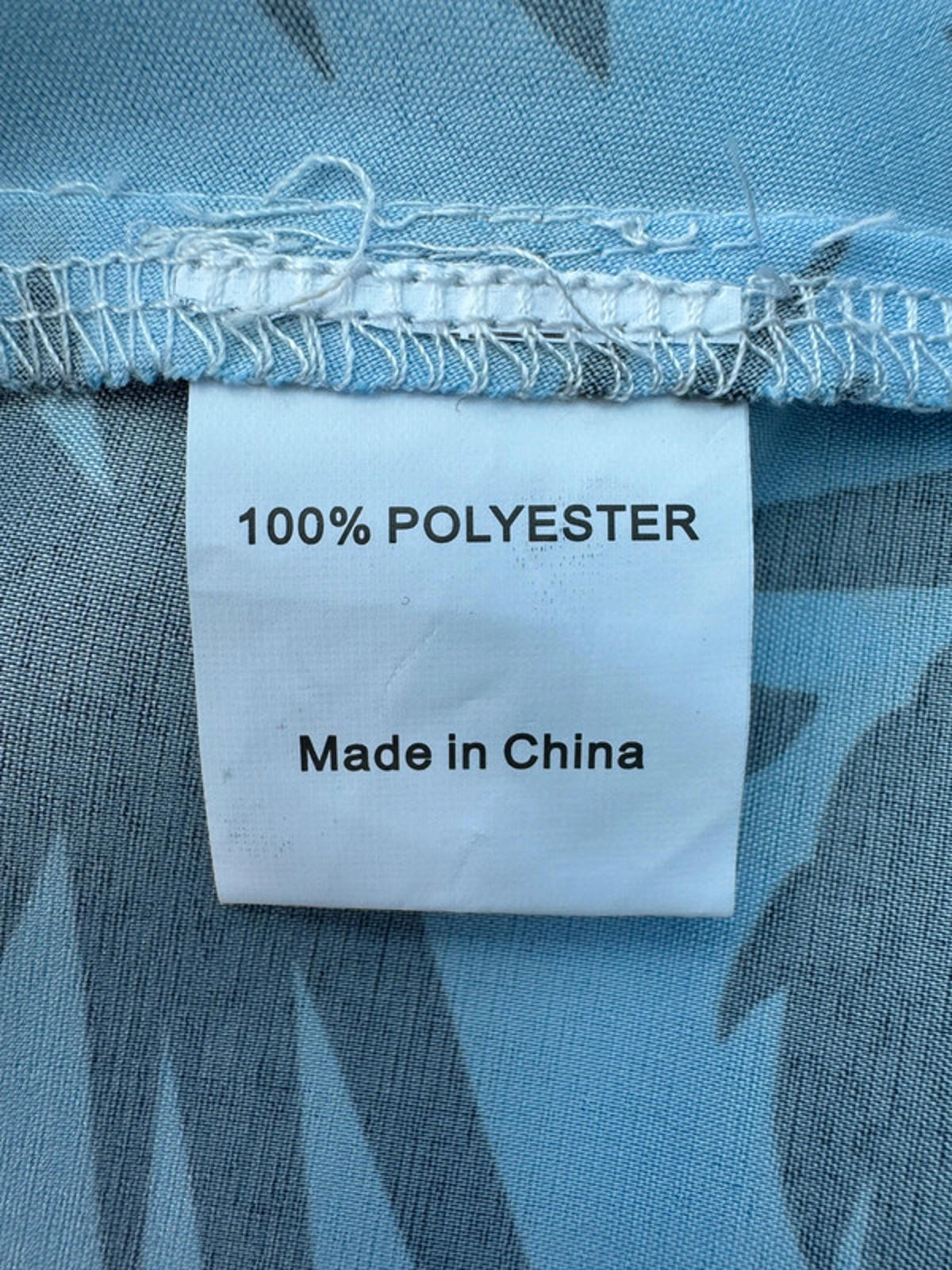 💙 Angelababy Blue Tropical Print Puff Sleeve Wrap Blouse – Size M (BNWT)