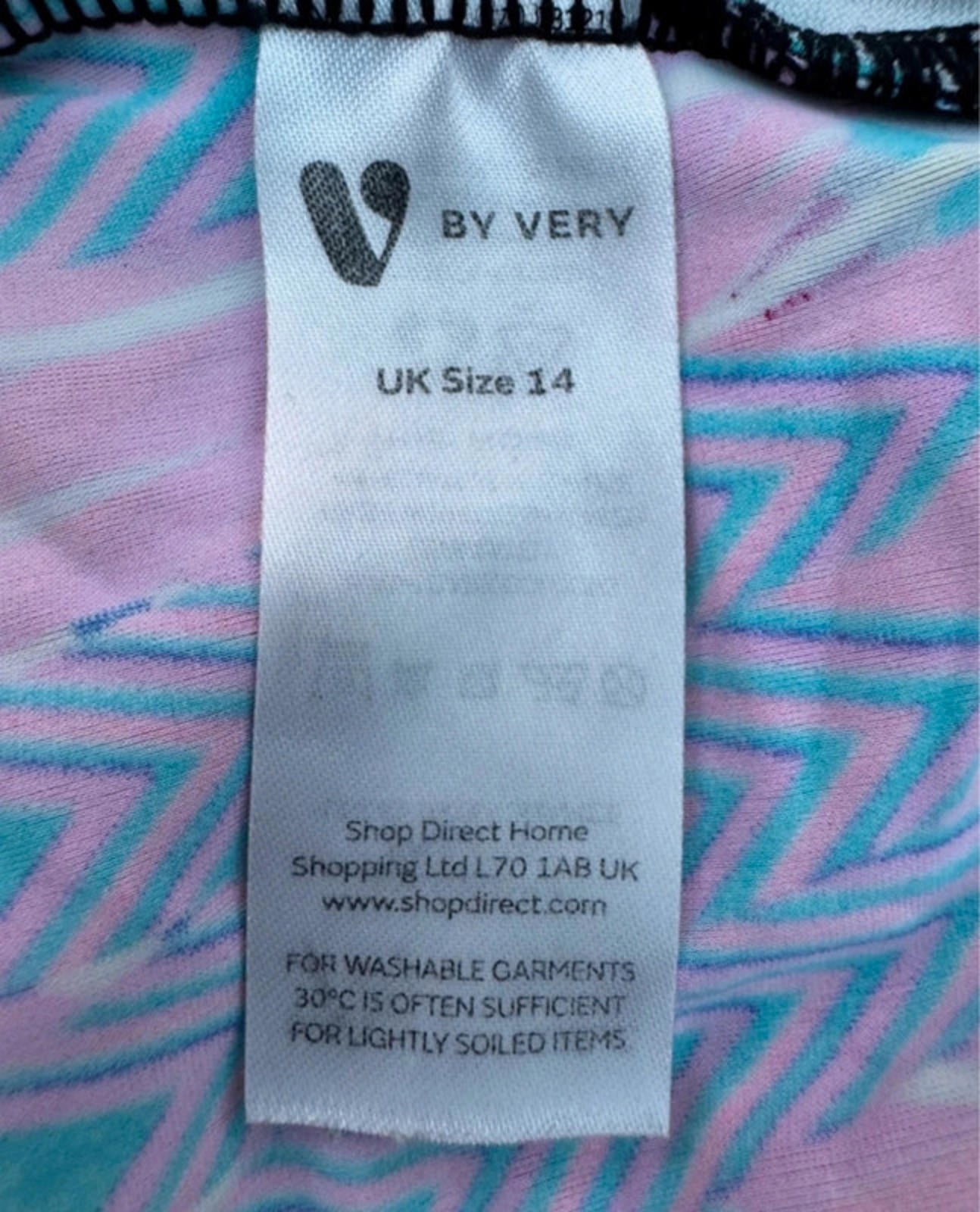 By Very Patterned One-Piece Swimsuit – UK 14