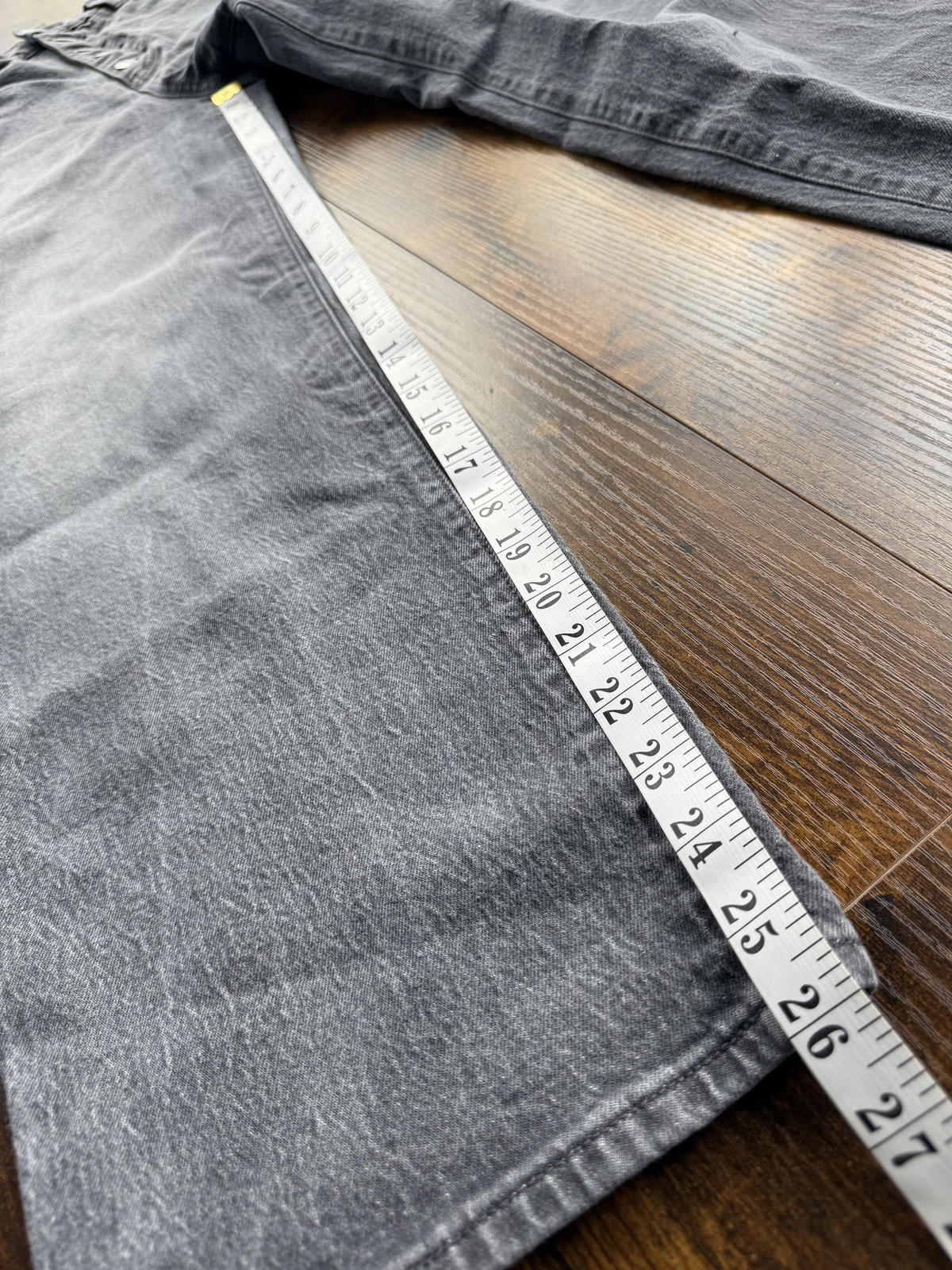 Universal Thread Women's Gray High-Rise Button-Fly Jeans US Size 8 UK 12 - 29R