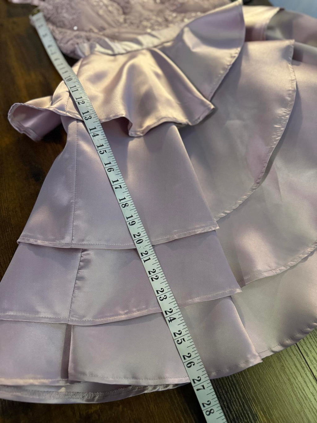 Goddiva London Blush Pink Satin Layered Dress UK 10-12 | Embroidered Gown