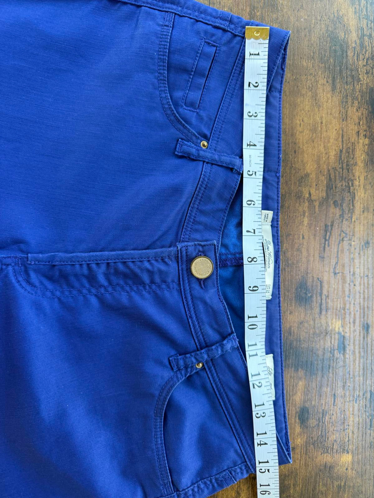 Zara Woman Premium Denimwear Blue Skinny Jeans – UK 12 – Cobalt Blue