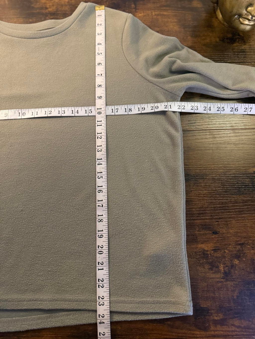 Primark Cares Light Khaki Super Soft Fleece Jumper – Size L (UK 14/16) NUM16