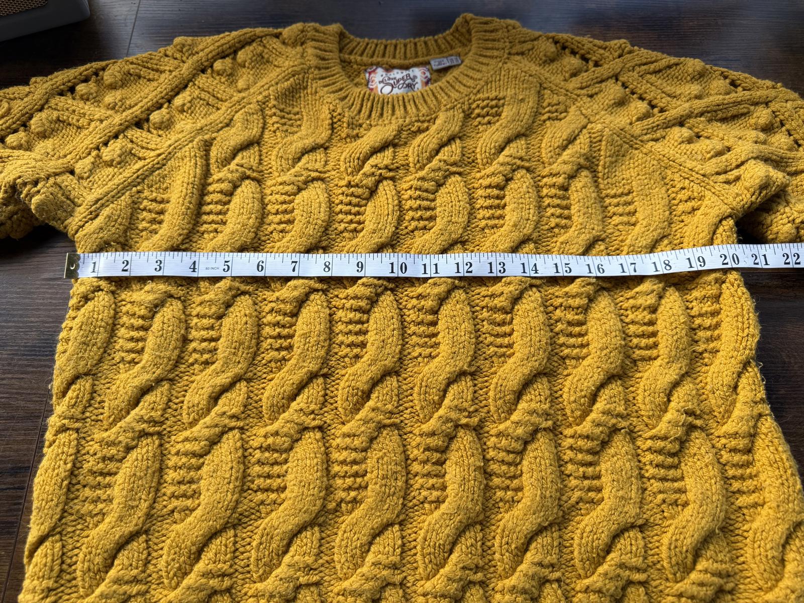 Superdry Rodeo Anniversary Tour Chunky Knit Jumper UK 14  Circa 2010 #61