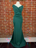 City Goddess Emerald Green Maxi Dress UK 12–14 / US 8–10 Ruched BNWT        .319