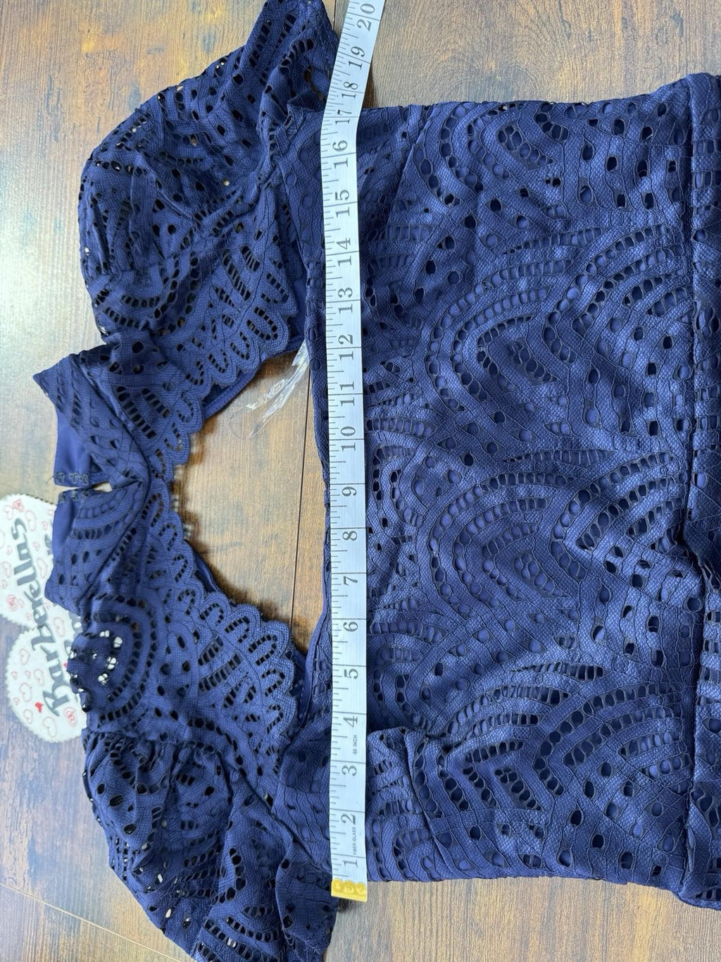 City Goddess London Navy Lace Bodycon Dress Cut Out Back UK Size 14